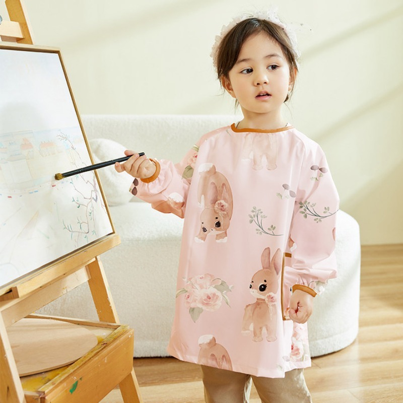 Art Craft 5 Year Old - Детский водонепроницаемый художественный халат с длинными