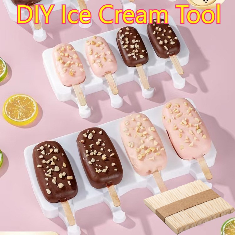 Art Craft With Ice Cream Stick - 50/100 шт. деревянных палочек для мороженого,