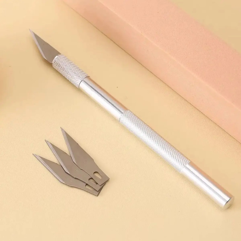 Art Craft Stationery - Нескользящий металлический гравировальный нож для рукоделия,