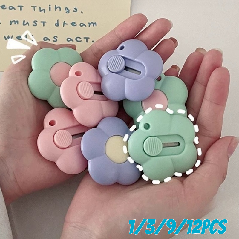 Art Craft Stationery - Милый канцелярский нож с цветочным дизайном,