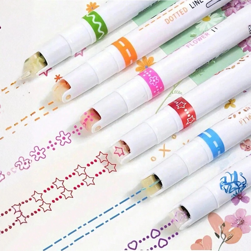 Art Craft Stationery - Набор из 6 ручек-линеров с изогнутым