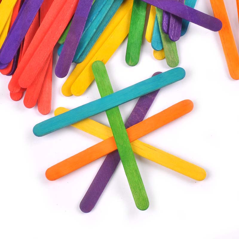 Art Craft With Ice Cream Stick - Палочка для мороженого из натурального дерева,