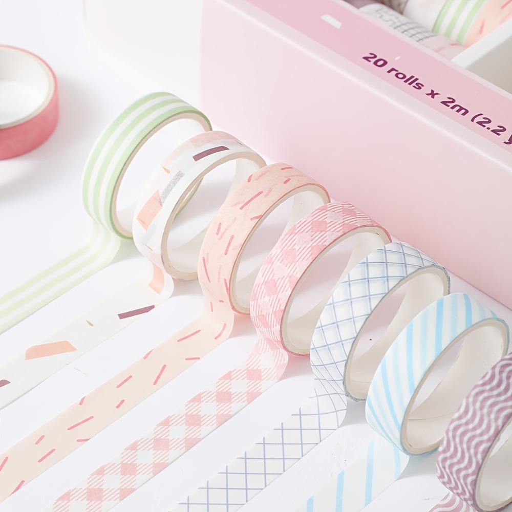 20 рулонов декоративной ленты  – обзор и цена Art Craft Stationery