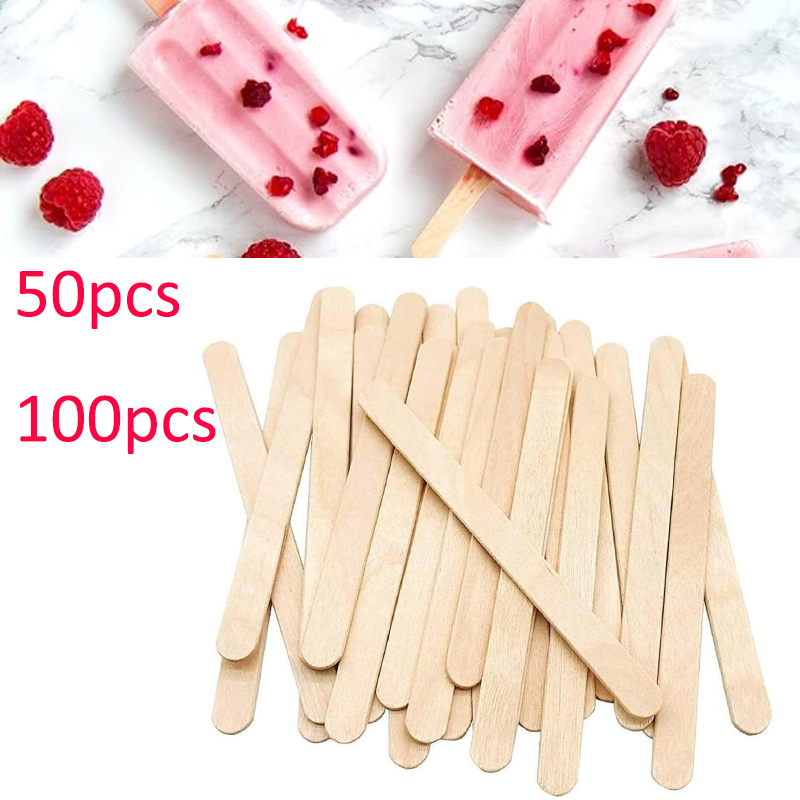    50/100 шт. натуральных дер – обзор и цена Art Craft With Ice Cream Stick